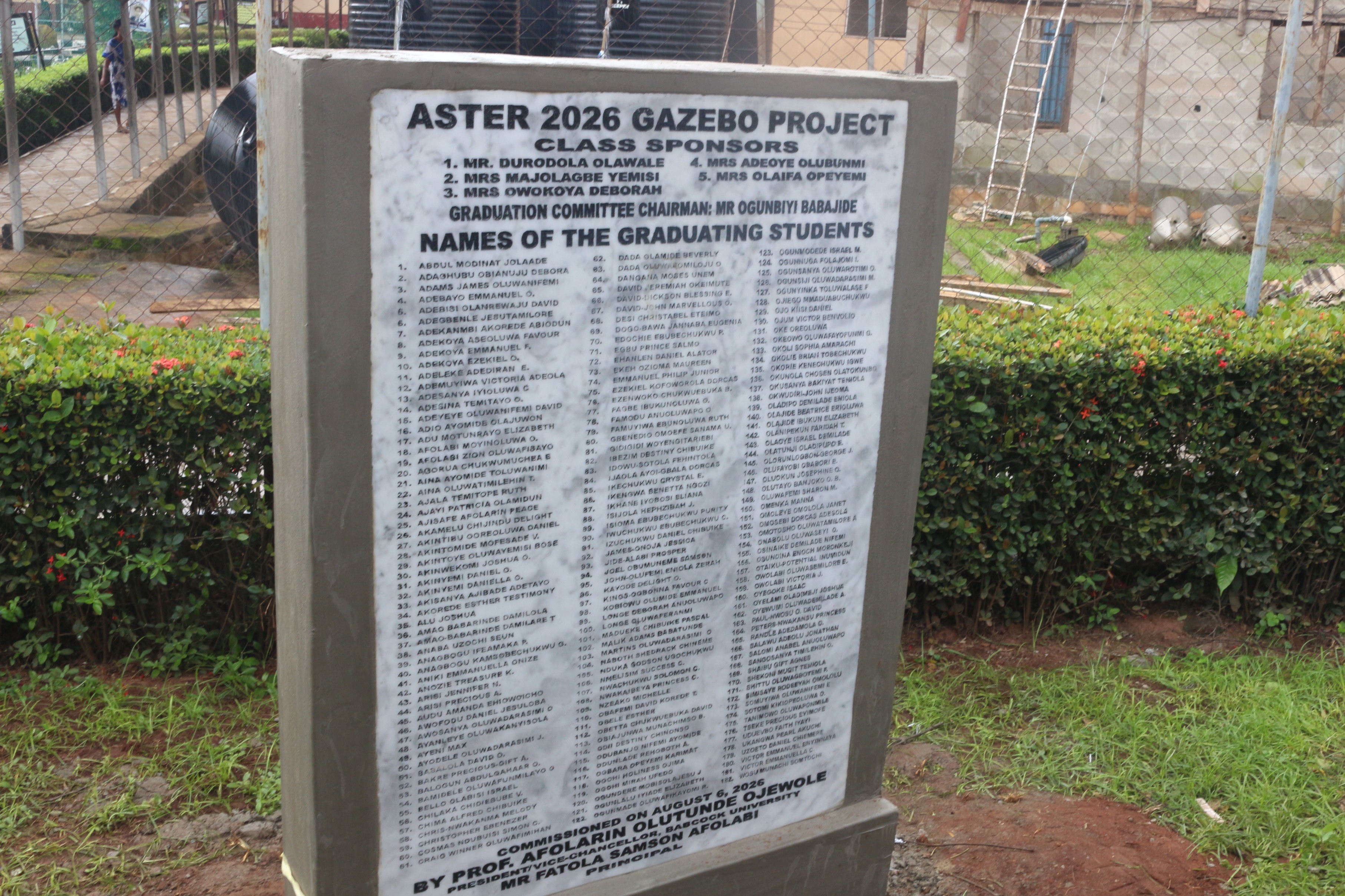 Aster Class of 2026 Project